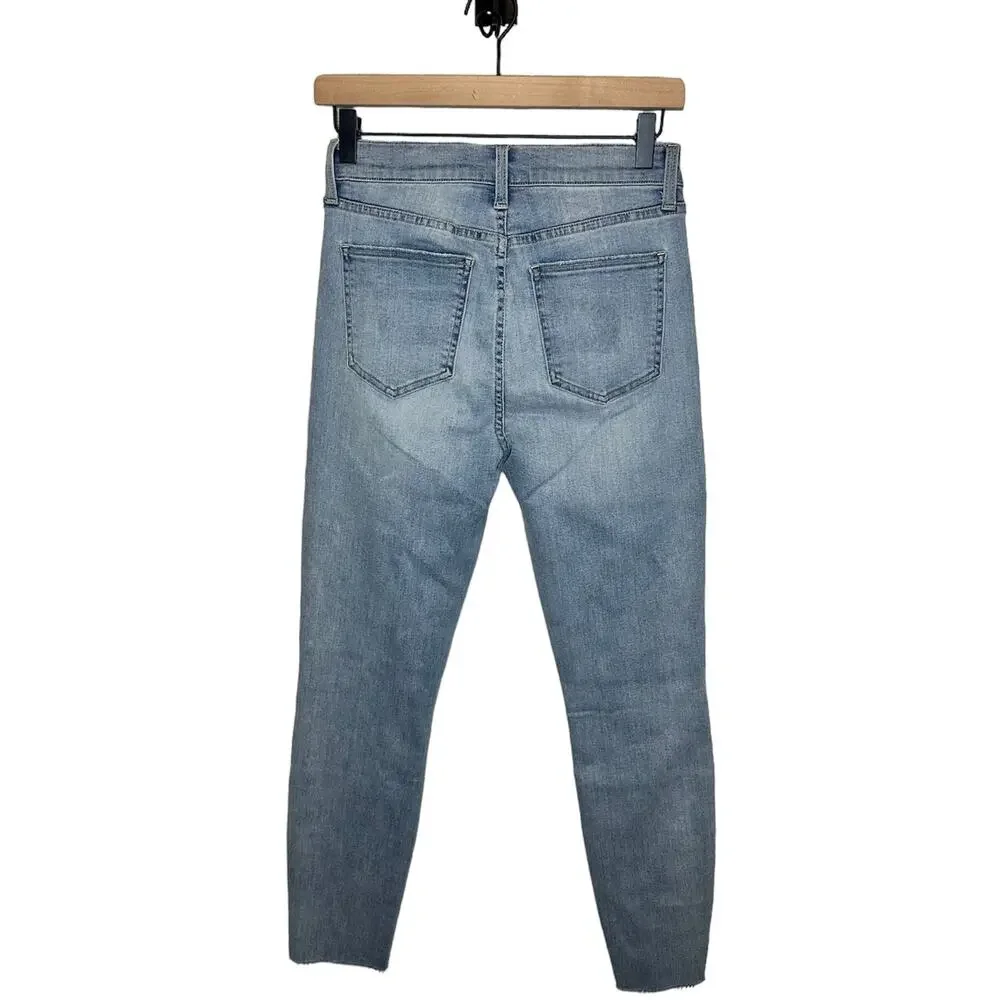 Pistola Demi Crop High Rise Split Raw Hem Jeans - Picture 3 of 3